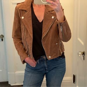 BLANKNYC Suede Moto Jacket